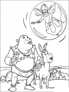 Shrek coloring page 3 - Free printable