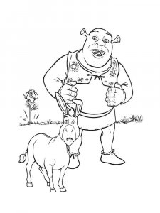 Shrek coloring page 30 - Free printable