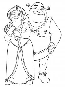 Shrek coloring page 40 - Free printable