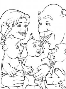 Shrek coloring page 43 - Free printable