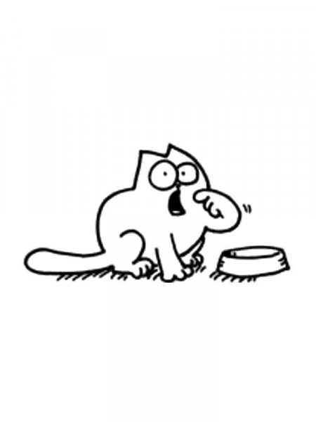 Simon's Cat coloring pages