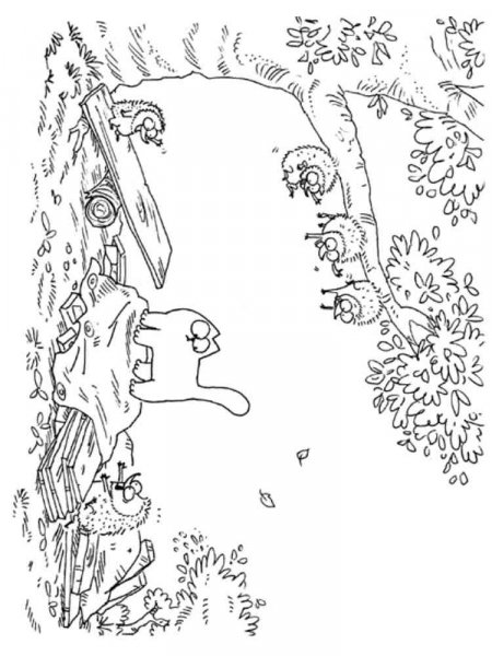 Simon's Cat coloring pages