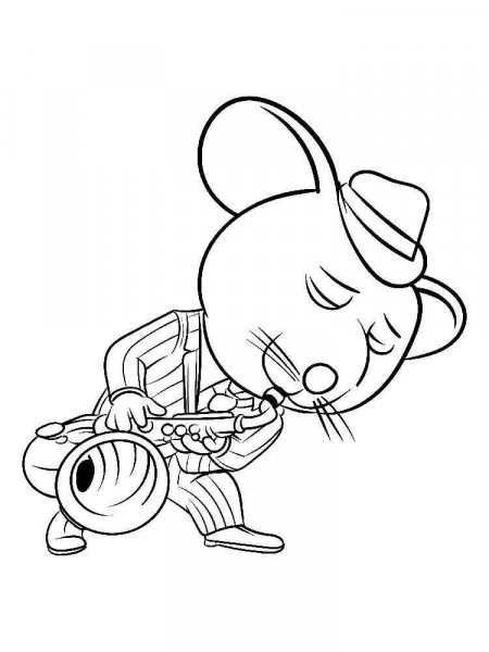 Sing coloring pages