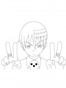 Soul Eater coloring page 3 - Free printable