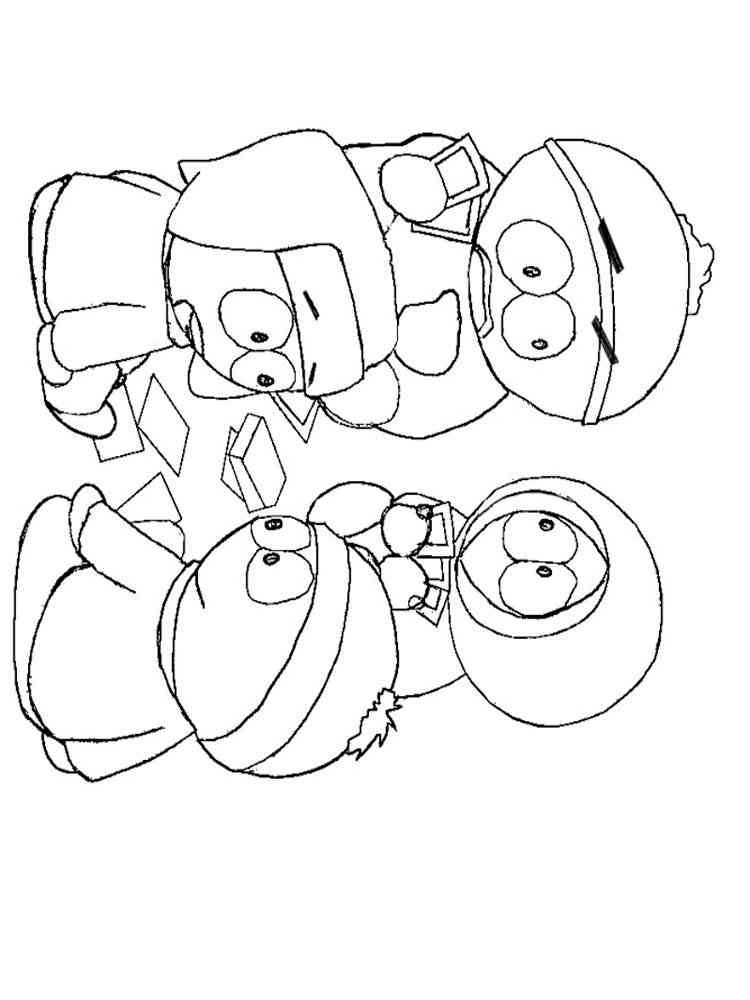 South Park coloring pages. Download and print South Park coloring pages