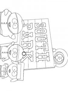 South Park coloring page 8 - Free printable