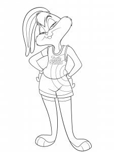 Space Jam coloring page 13 - Free printable