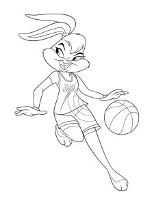 Space Jam coloring page 17 - Free printable