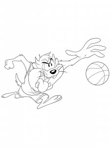 Space Jam coloring page 18 - Free printable
