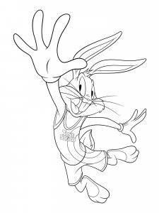 Space Jam coloring page 20 - Free printable