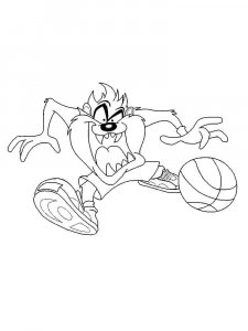Space Jam coloring page 7 - Free printable