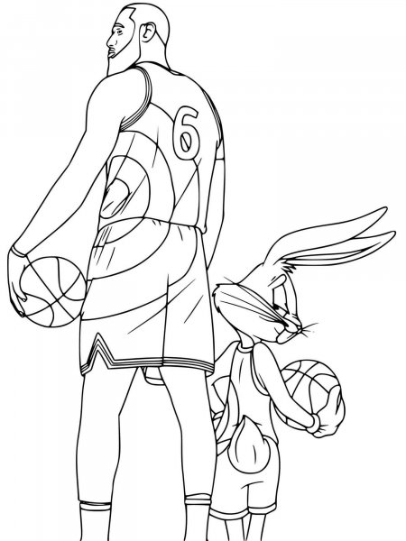 Space Jam coloring pages