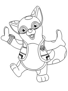 Special Agent Oso coloring page 13 - Free printable