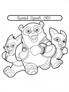 Special Agent Oso coloring page 14 - Free printable