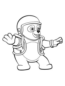 Special Agent Oso coloring page 2 - Free printable