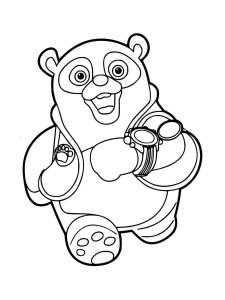 Special Agent Oso coloring page 4 - Free printable