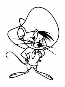 Speedy Gonzales coloring page 2 - Free printable