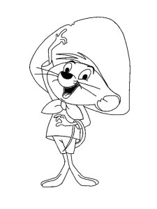 Speedy Gonzales coloring page 3 - Free printable