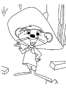Speedy Gonzales coloring page 4 - Free printable