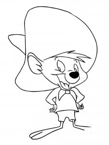 Speedy Gonzales coloring page 6 - Free printable
