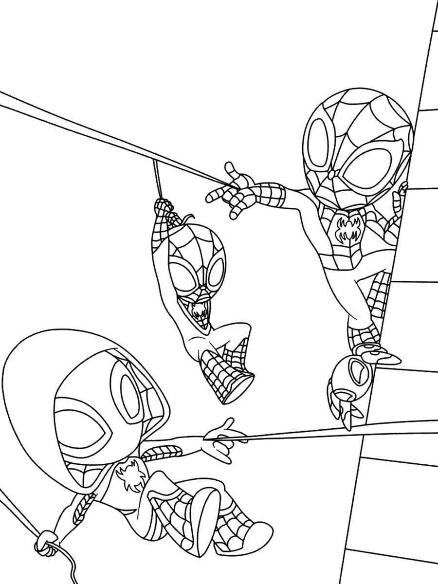 51+ spidey and his amazing friends coloring pages free - ManbirDanuj