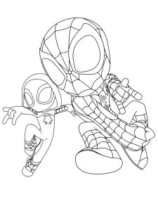 Spidey and His Amazing Friends coloring page 11 - Free printable