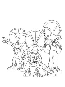 Spidey and His Amazing Friends coloring page 13 - Free printable