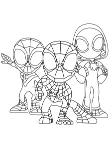 Spidey and His Amazing Friends coloring page 20 - Free printable