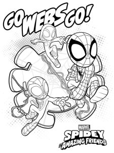 Spidey and His Amazing Friends coloring page 3 - Free printable