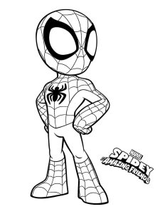 Spidey and His Amazing Friends coloring page 5 - Free printable