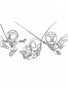 Spidey and His Amazing Friends coloring page 7 - Free printable