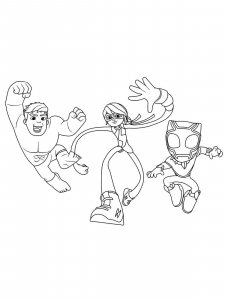 Spidey and His Amazing Friends coloring page 8 - Free printable