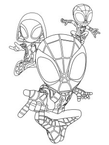 Spidey and His Amazing Friends coloring page 9 - Free printable