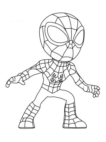 Spidey and His Amazing Friends coloring pages