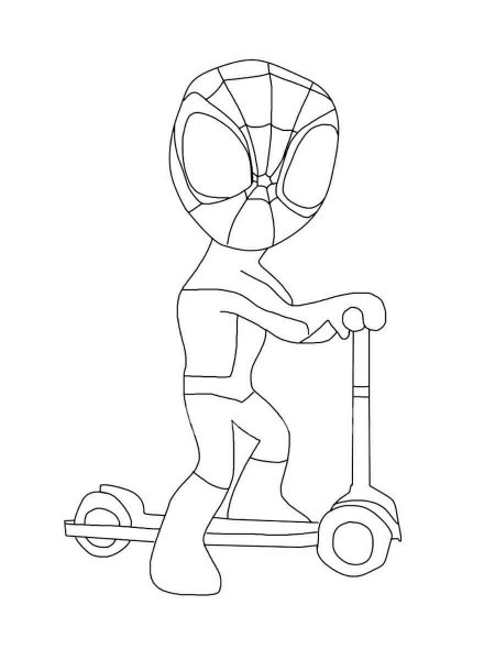 Spidey and His Amazing Friends coloring pages