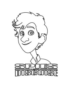 Spies In Disguise coloring page 7 - Free printable