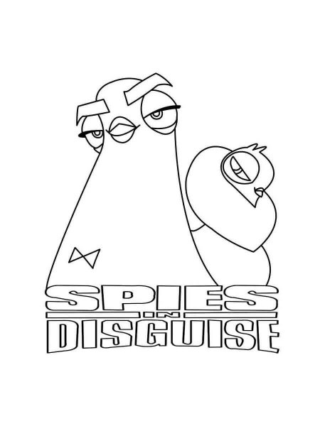 Spies In Disguise Coloring Pages