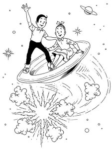 Spike and Suzy coloring page 3 - Free printable