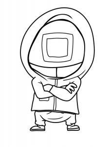 Squid Game coloring page 8 - Free printable