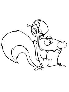 Squirrel Boy coloring page 4 - Free printable