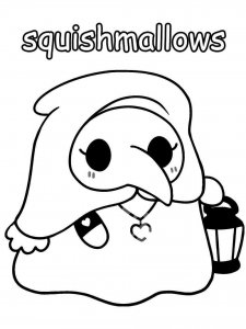 Squishmallows coloring page 14 - Free printable