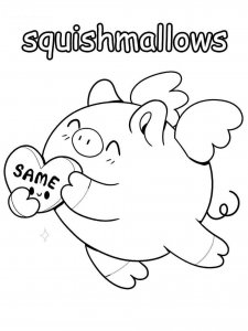 Squishmallows coloring page 15 - Free printable