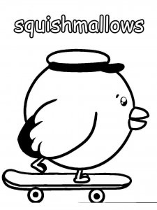 Squishmallows coloring page 16 - Free printable