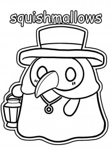 Squishmallows coloring page 17 - Free printable