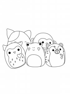 Squishmallows coloring page 37 - Free printable