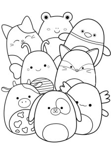 Squishmallows coloring page 4 - Free printable