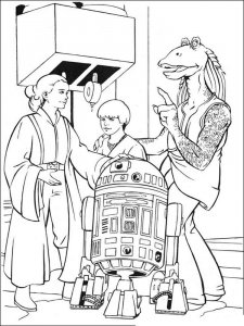 Star Wars coloring page 22 - Free printable