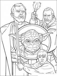 Star Wars coloring page 8 - Free printable