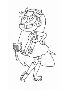 Star vs. the Forces of Evil coloring page 12 - Free printable