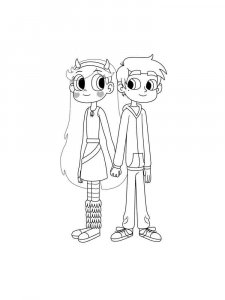 Star vs. the Forces of Evil coloring page 26 - Free printable